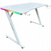 Z-Shaped 120cm Gaming Desk DeadSkull — White