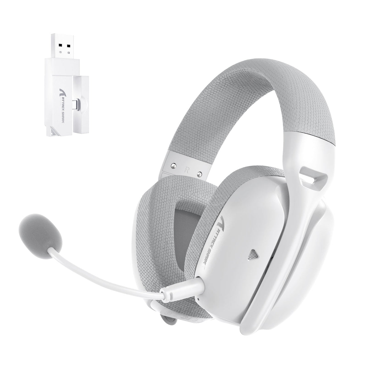 L80 Pro Attack Shark — white