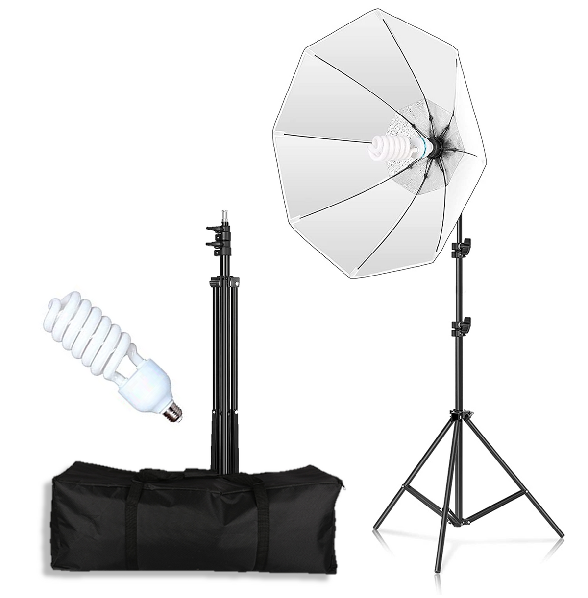 Octagon Umbrella Softbox Lighting Kit