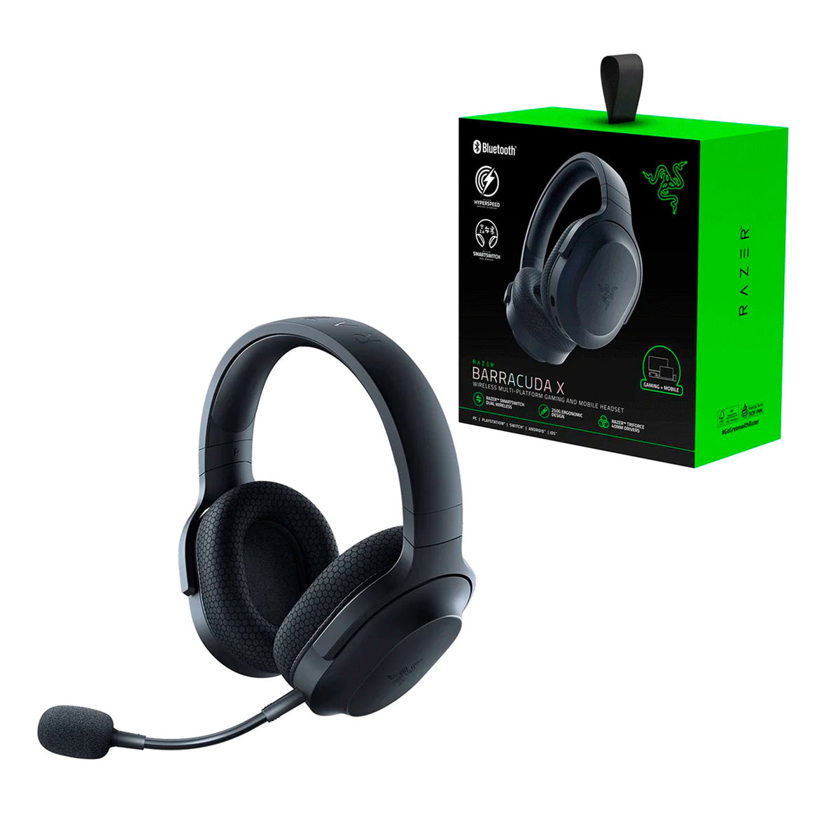 Barracuda X Wireless Multi-Platform Gaming and Mobile Headset Razer — black