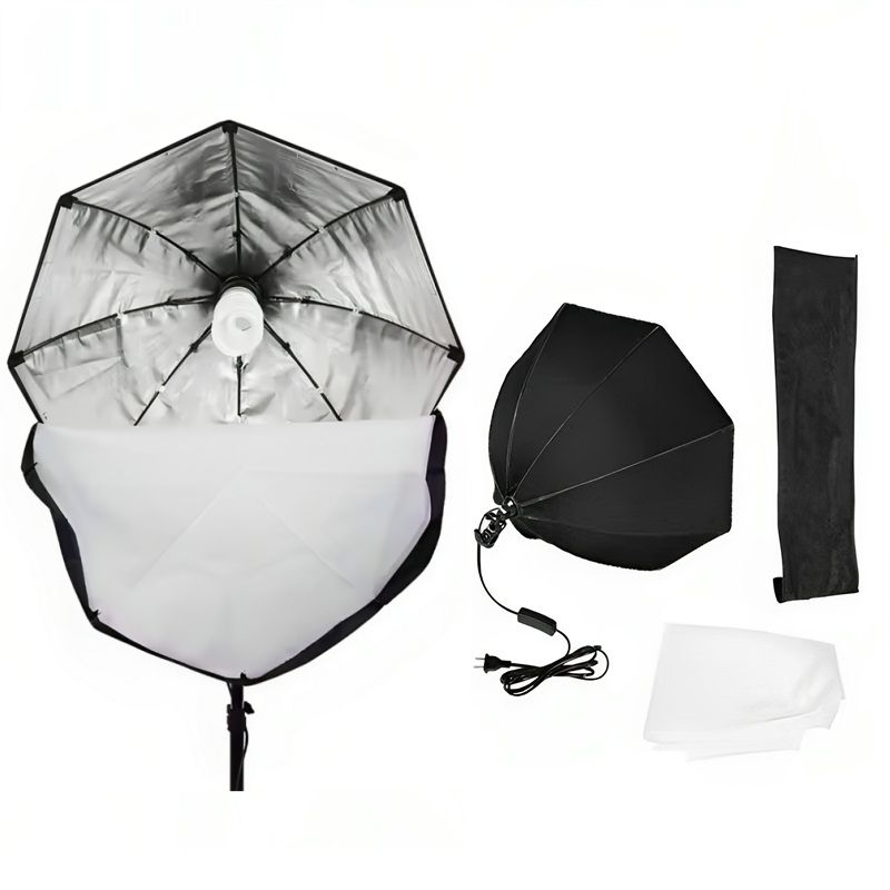 Octagon Umbrella Softbox Lighting Kit