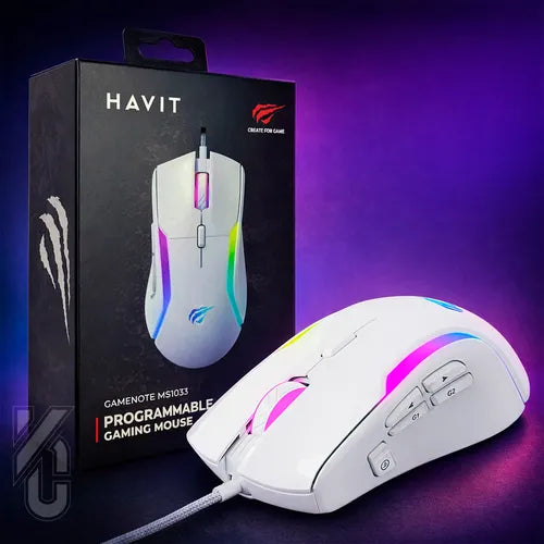 Gamenote Programming Gaming Mouse MS1033 Havit product image
