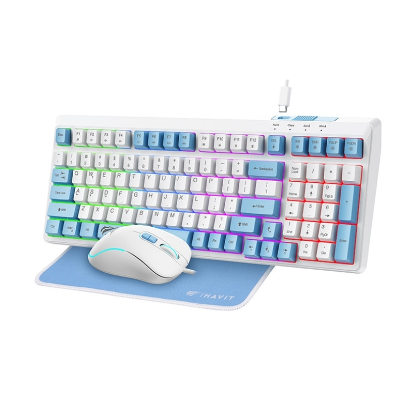 Gamenote Gaming Combo Mouse & Keyboard & Mouse Pad KB897CM Havit product image