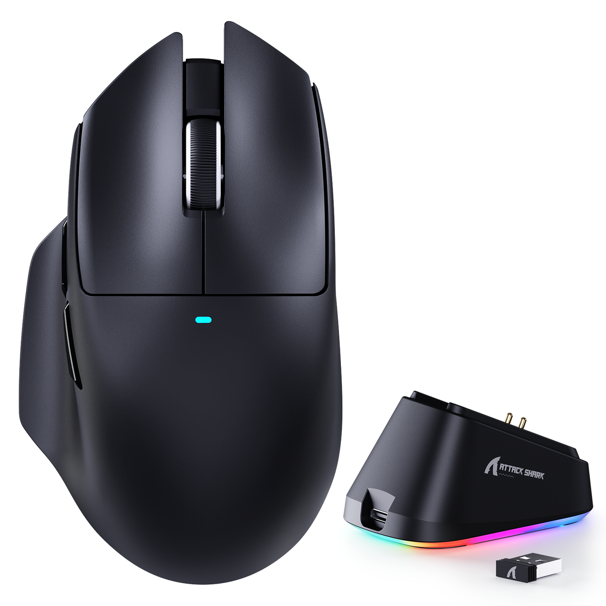 V6 Attack Shark — black