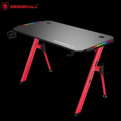 Z-Shaped 120cm Gaming Desk DeadSkull — Black