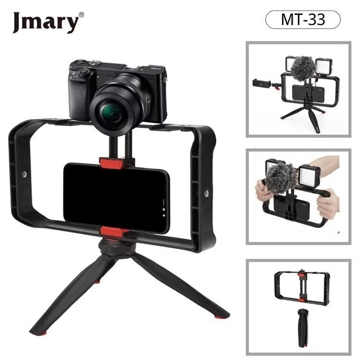 MT-33 Video Cage Stand Camera + Phone Jmary
