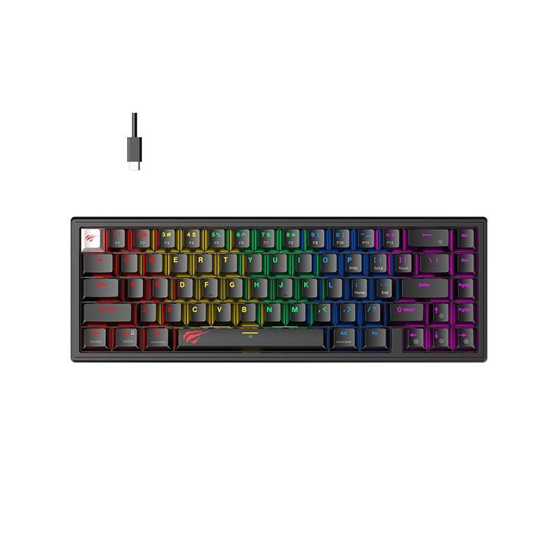 Gamenote Gaming Mechanical Keyboard KB874L Havit — pink