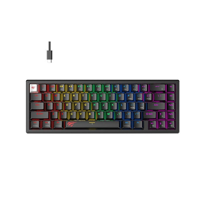 Gamenote Gaming Mechanical Keyboard KB874L Havit — pink