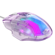 Gamenote Programmable Gaming Mouse MS1011SE Havit — Transparent Shell - White