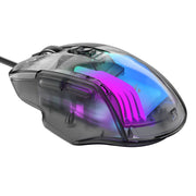 Gamenote Programmable Gaming Mouse MS1011SE Havit — Transparent Shell - Black