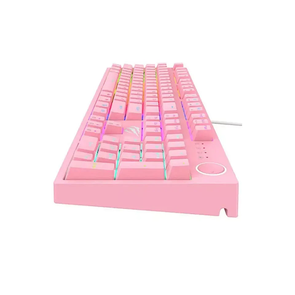 RGB Backlit Gaming Mechanical Keyboard KB871L Havit Pink Taboo Edition product image