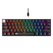 Gamenote RGB Backlit 61 Keys Mechanical Gaming Keyboard KB903L Havit — blue