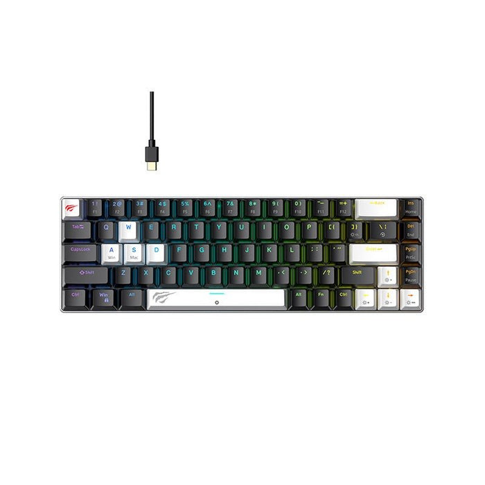 Gamenote RGB Backlit 68 Keys Mechanical Gaming Keyboard KB906L Havit product image