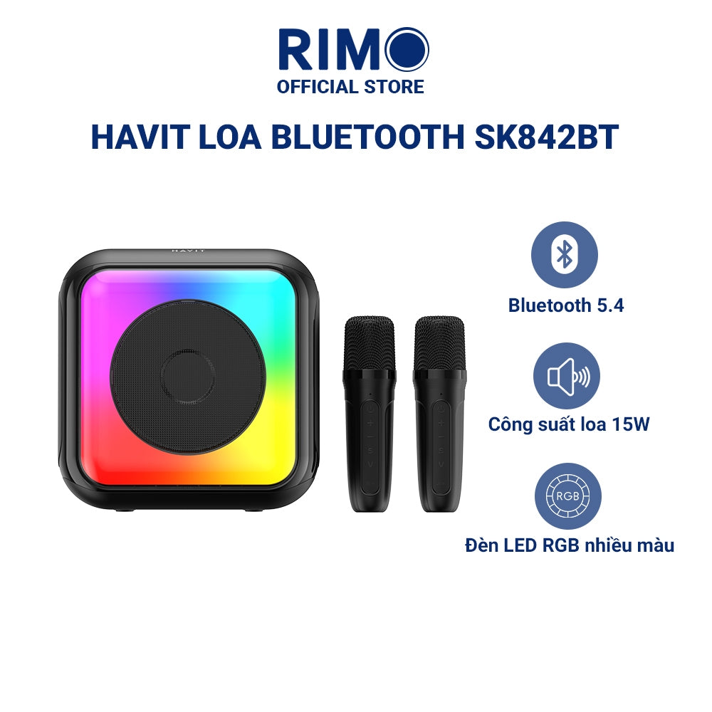 Portable Karaoke RGB Bluetooth Speaker SK842BT Havit product image